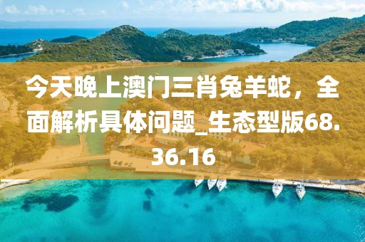 今天晚上澳門三肖兔羊蛇，全面解析具體問題_生態(tài)型版68.36.16