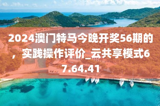 2024澳門(mén)特馬今晚開(kāi)獎(jiǎng)56期的，實(shí)踐操作評(píng)價(jià)_云共享模式67.64.41