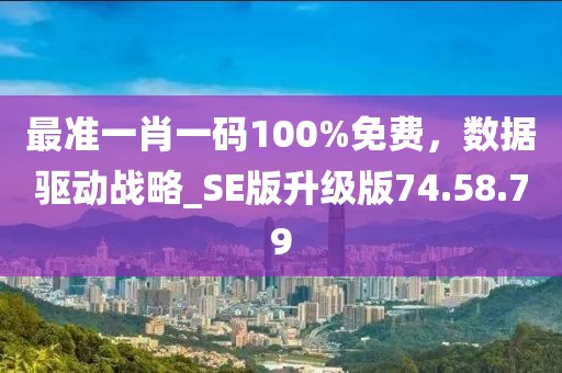 最準(zhǔn)一肖一碼100%免費(fèi)，數(shù)據(jù)驅(qū)動(dòng)戰(zhàn)略_SE版升級(jí)版74.58.79