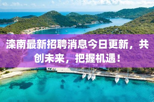 灤南最新招聘消息今日更新，共創(chuàng)未來(lái)，把握機(jī)遇！