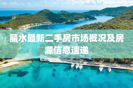 麗水最新二手房市場(chǎng)概況及房源信息速遞